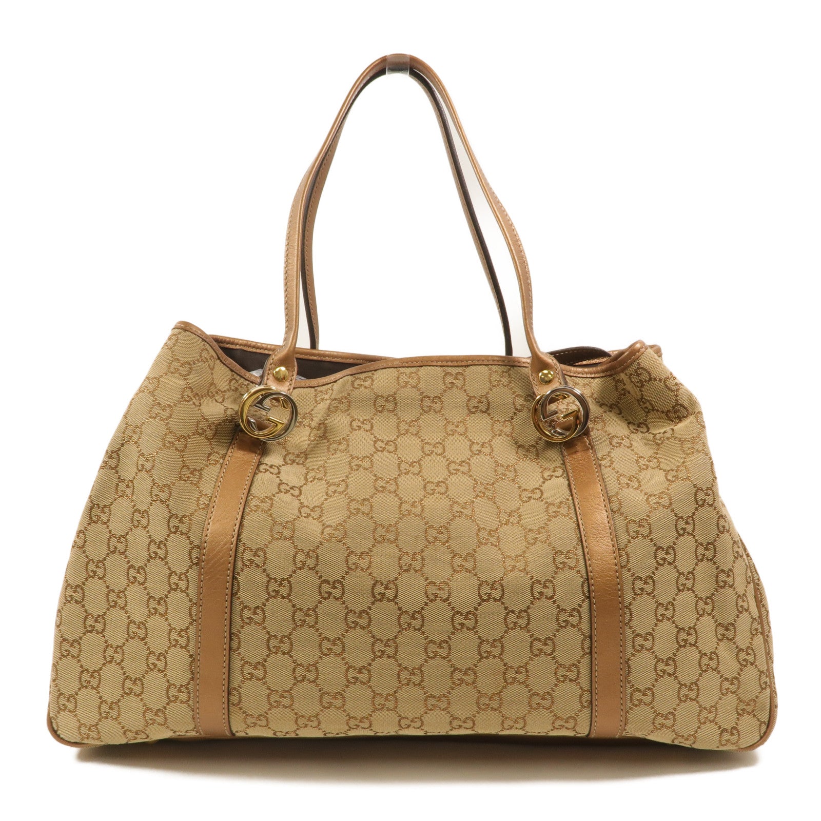 GUCCI 帆布GG Tote Bag肩背袋