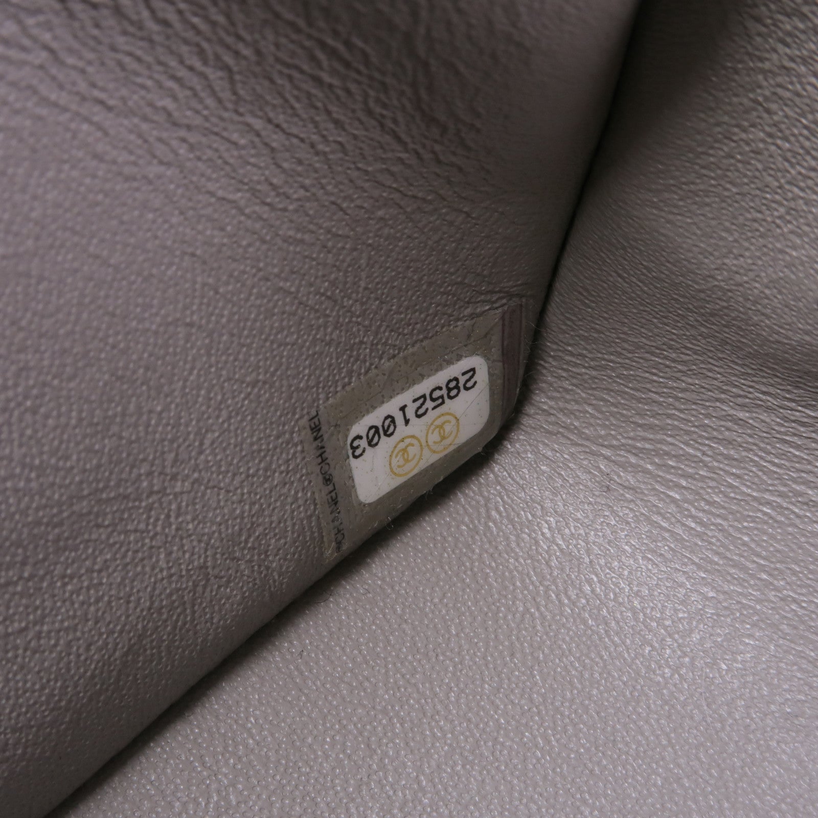 CHANEL 羊皮皮革Classic 20銀扣鏈帶肩背袋