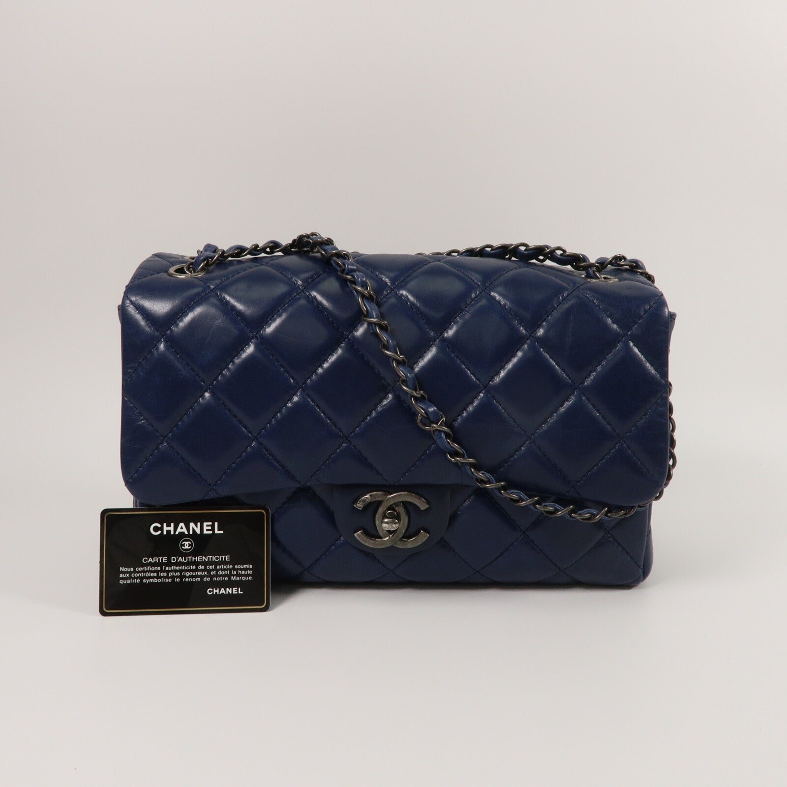 CHANEL 牛皮皮革Chain Shoulder鏈帶肩背袋