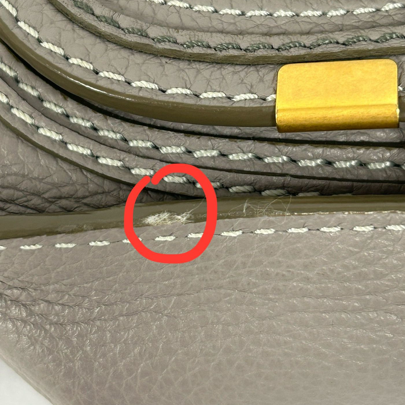 Chloe 牛皮皮革Mini Marcie金扣手挽肩背兩用袋