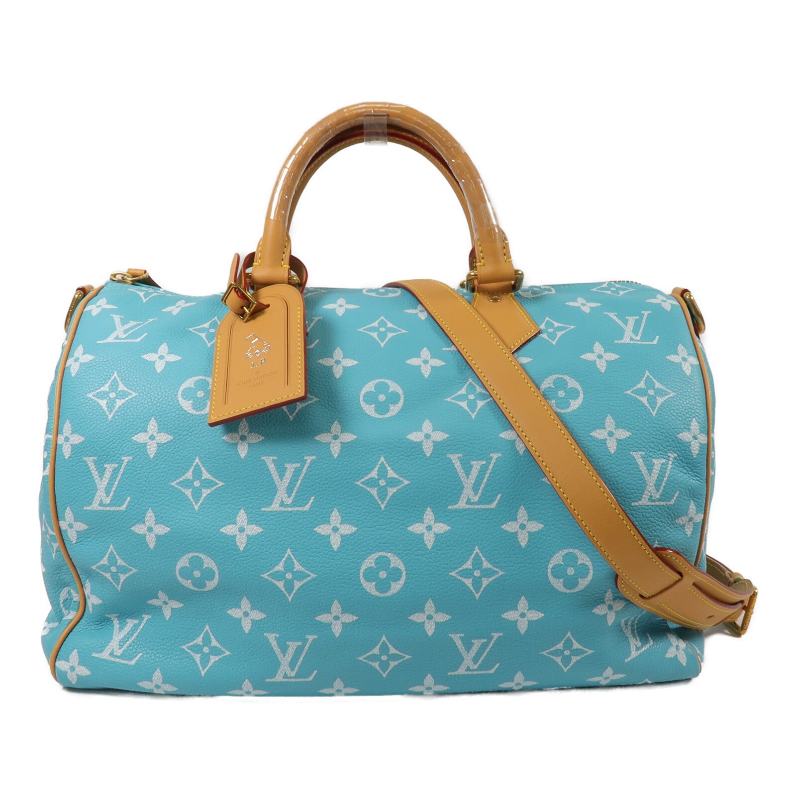 LOUIS VUITTON 牛皮皮革Speedy P9 Bandouliere 40手挽肩背兩用袋