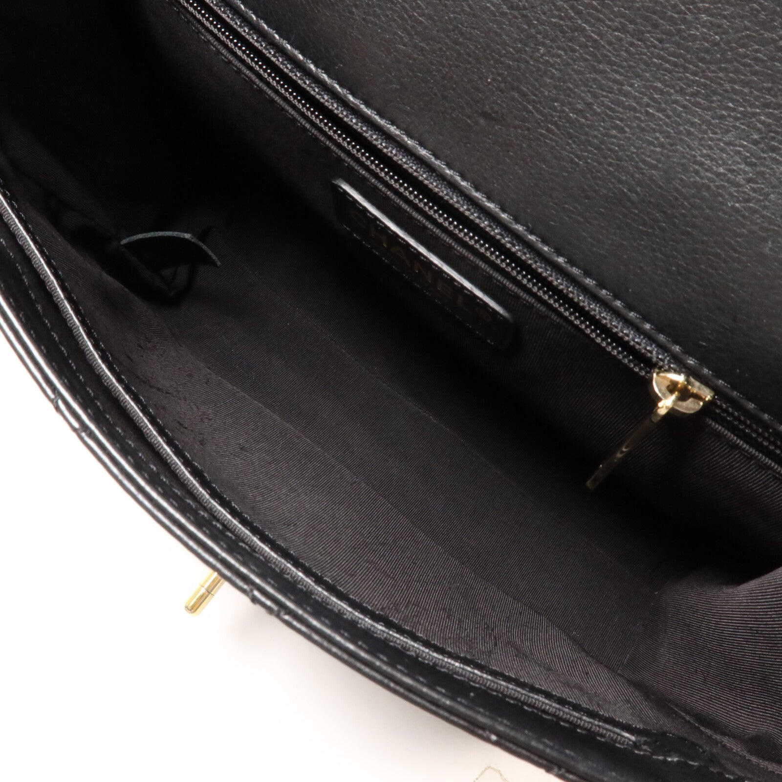 CHANEL 牛皮皮革Chain Shoulder鏈帶肩背袋