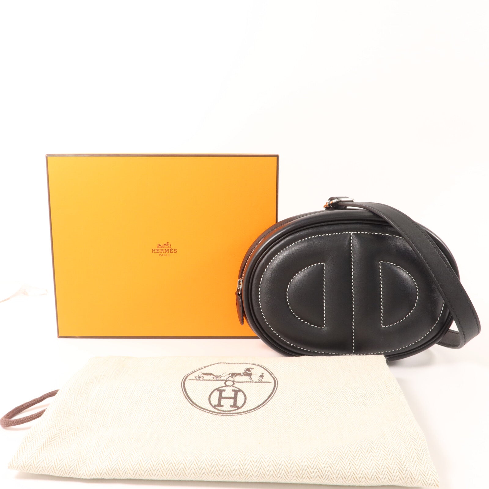 HERMES Swift皮革In The Loop Belt Bag腰包
