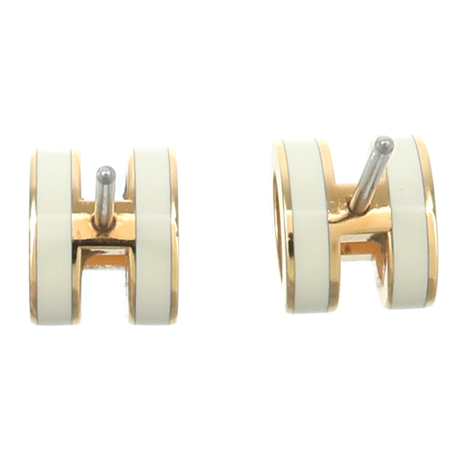 HERMES 金屬Mini Pop H耳環