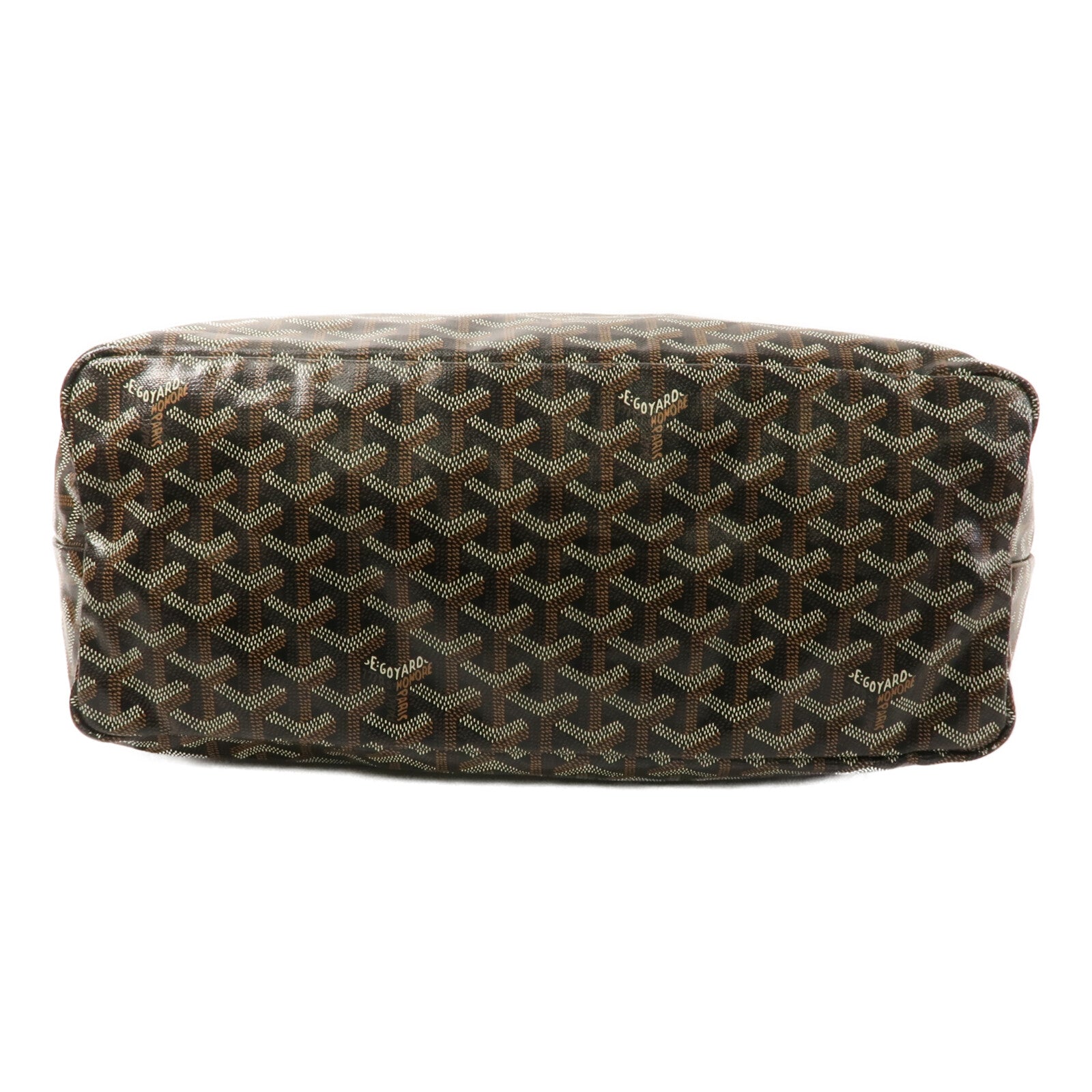 GOYARD 牛皮皮革/塗層帆布Saint Louis PM手挽袋