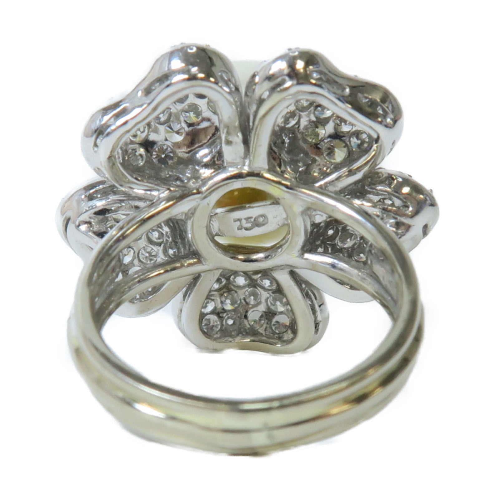 JEWELRY 【激減優惠】18K白金Ring戒指US#7