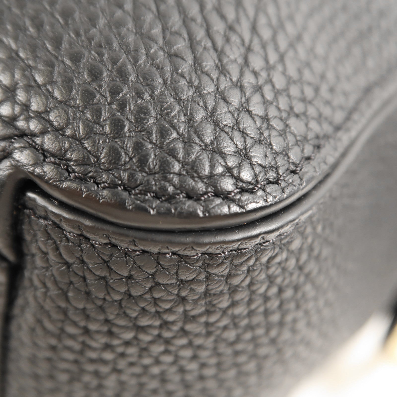 Delvaux GHW Cool Box MM 2 Way Shoulder Bag Handbag Calfskin Leather Black