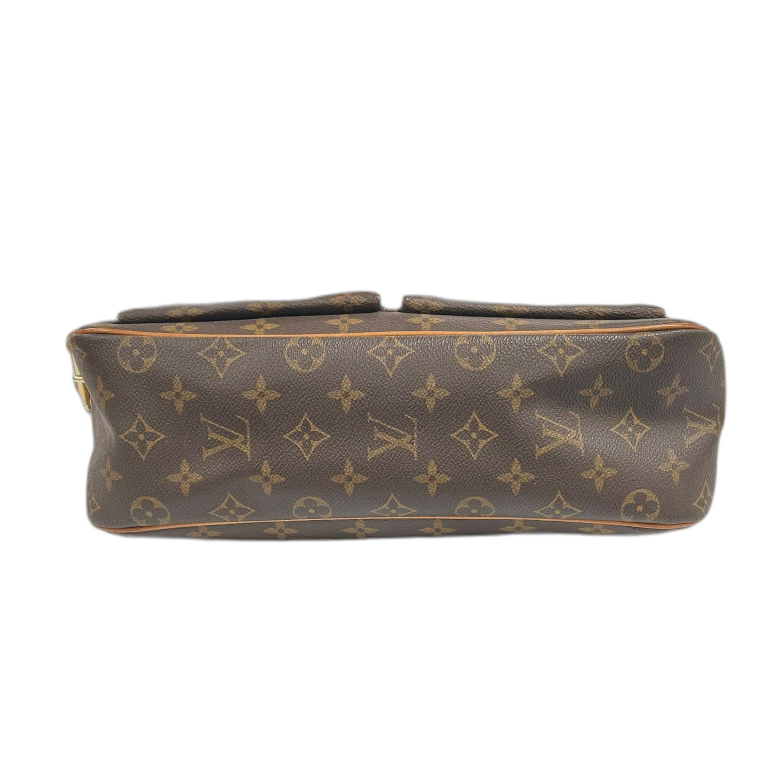 LOUIS VUITTON 【激減優惠】Monogram Viva Cite GM金扣肩背袋啡色