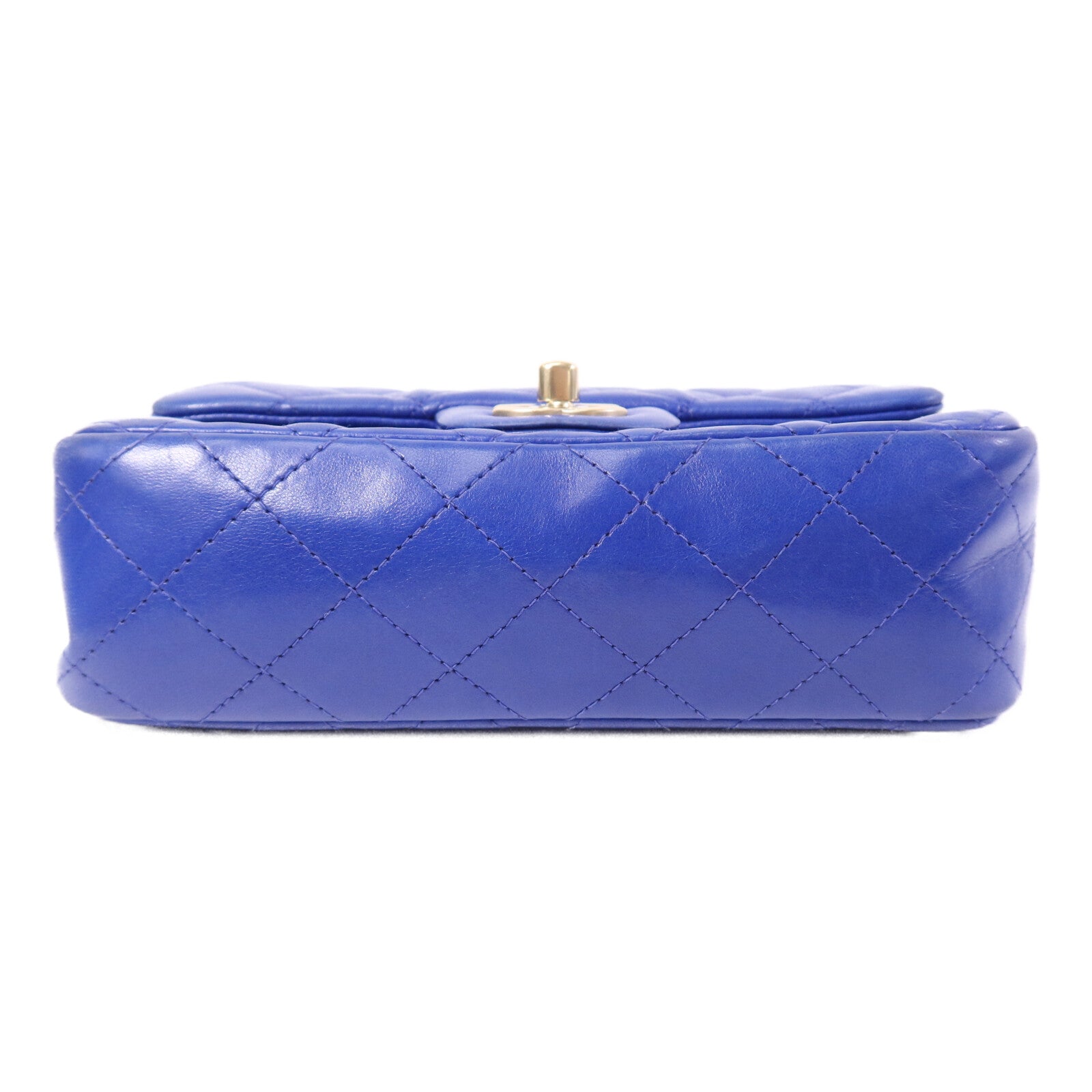 CHANEL 羊皮皮革Mini Classic 20金扣鏈帶肩背袋