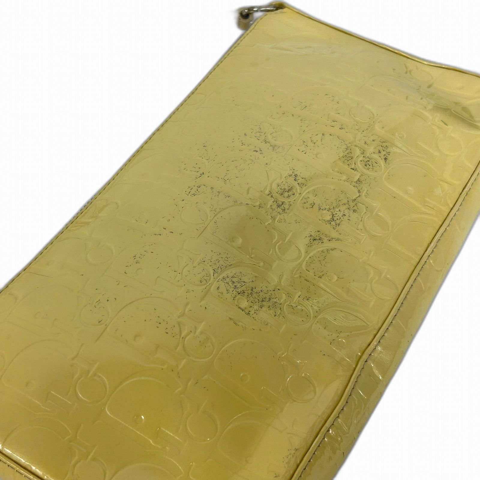 Dior 【激減優惠】漆皮皮革Shoulder Bag銀扣肩背袋