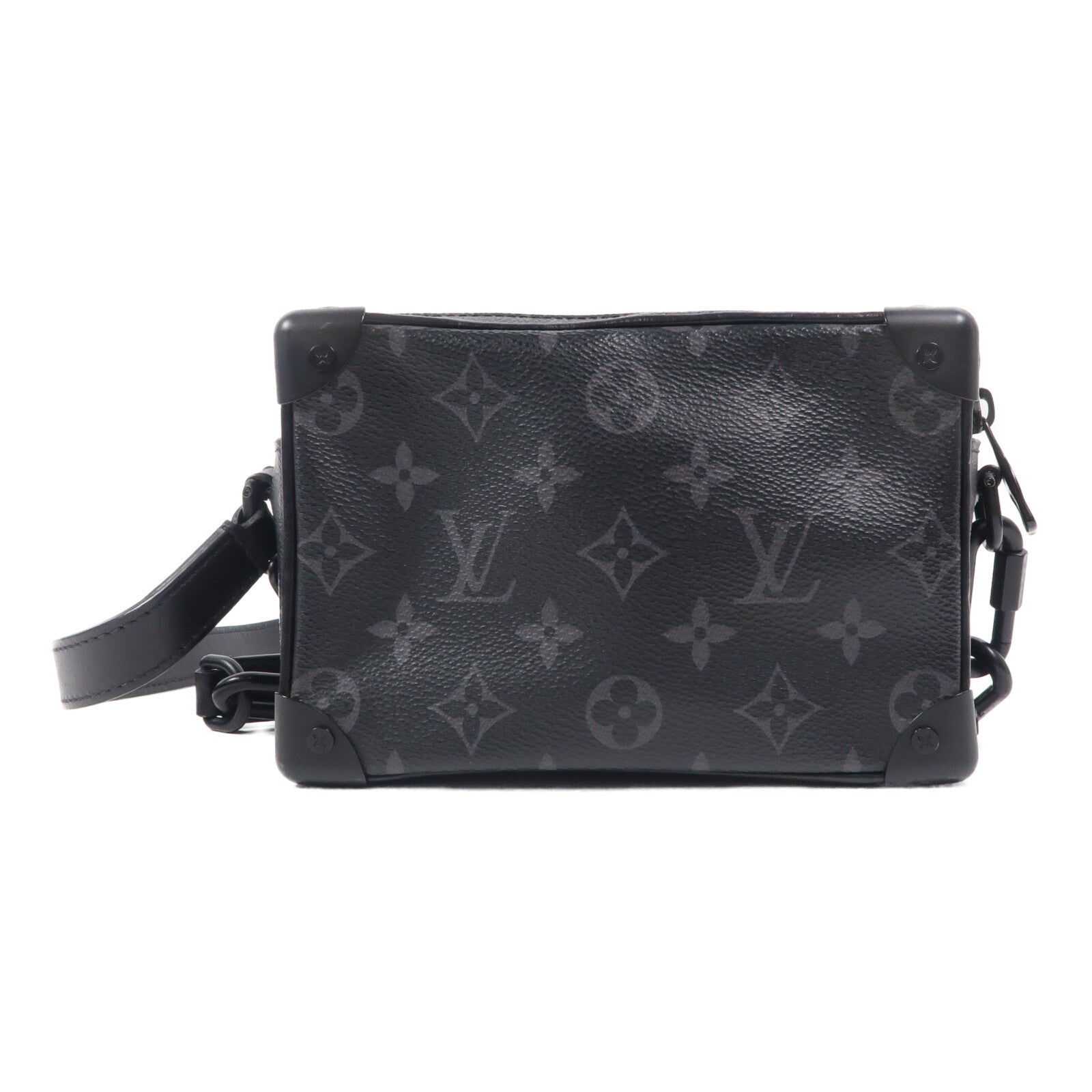LOUIS VUITTON Monogram Eclipse Mini Soft Trunk肩背袋