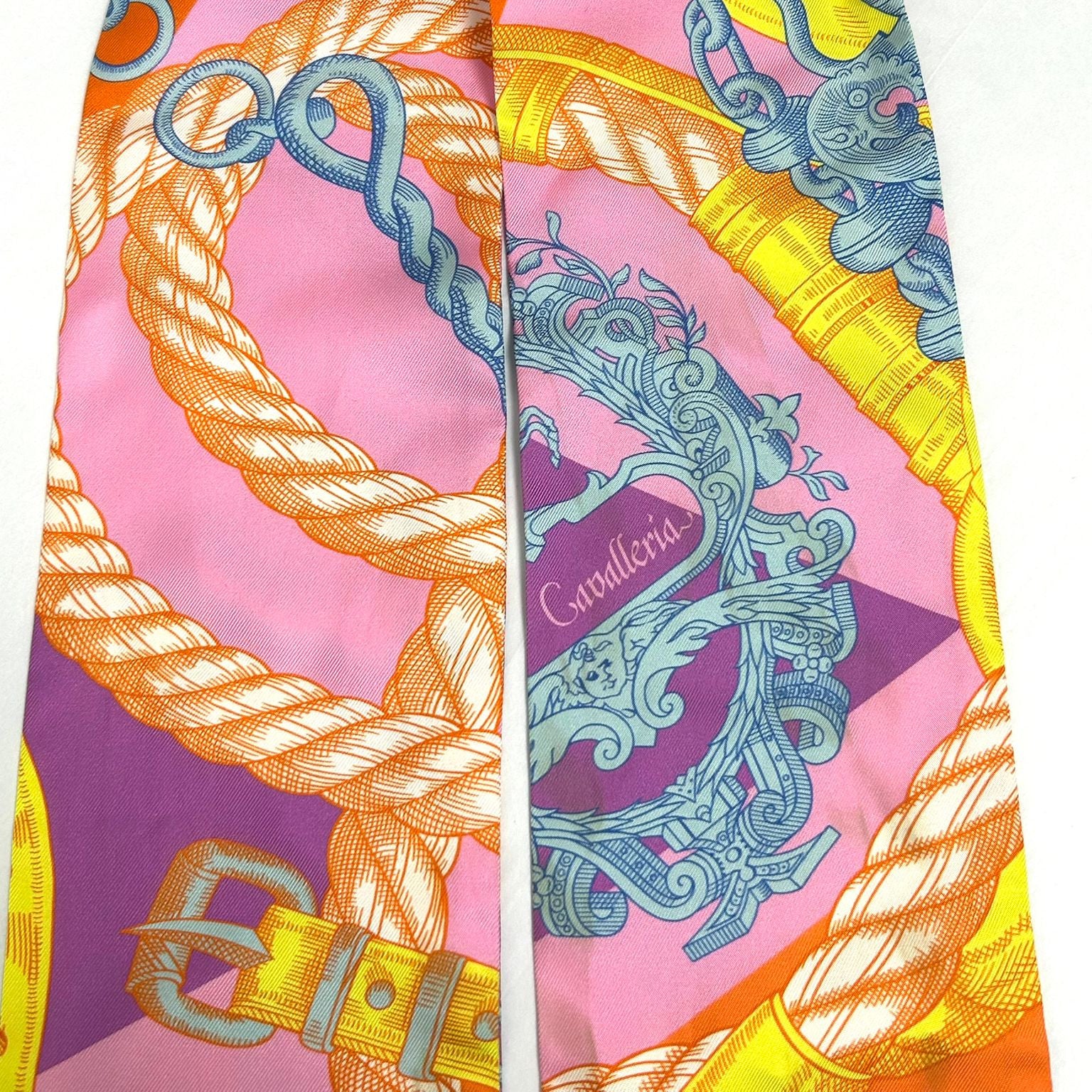 HERMES 【激減優惠】絲質Maxi Twilly絲巾