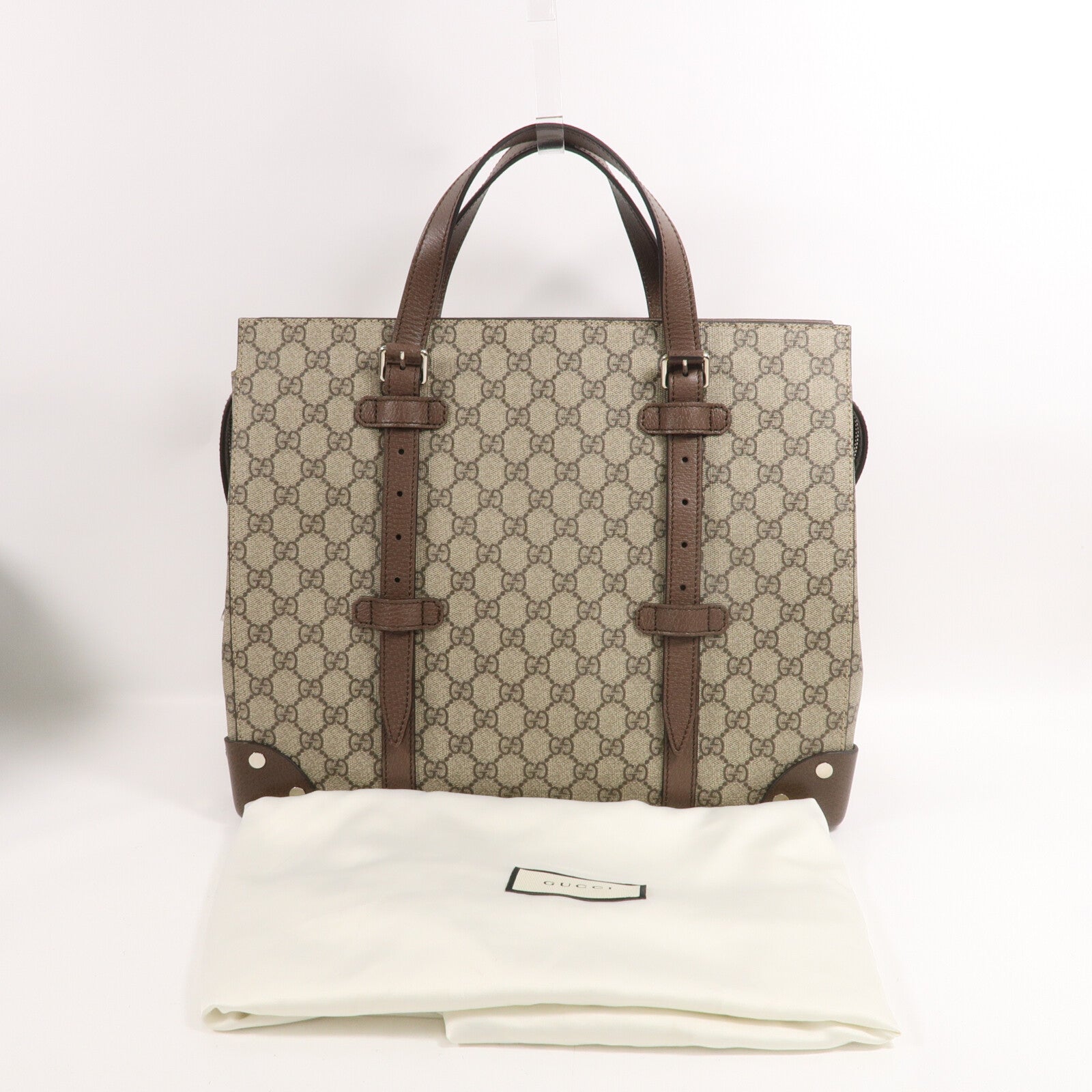 GUCCI 塗層帆布Bucket Travel Tote手挽袋