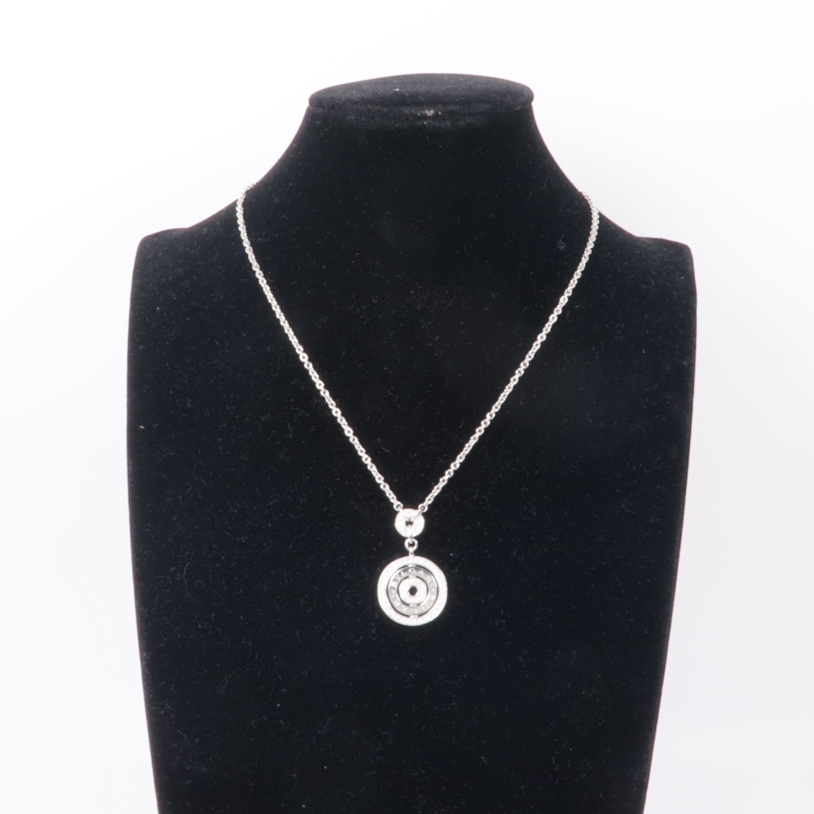BVLGARI 18K白金Concentrica Diamond Necklace項鍊