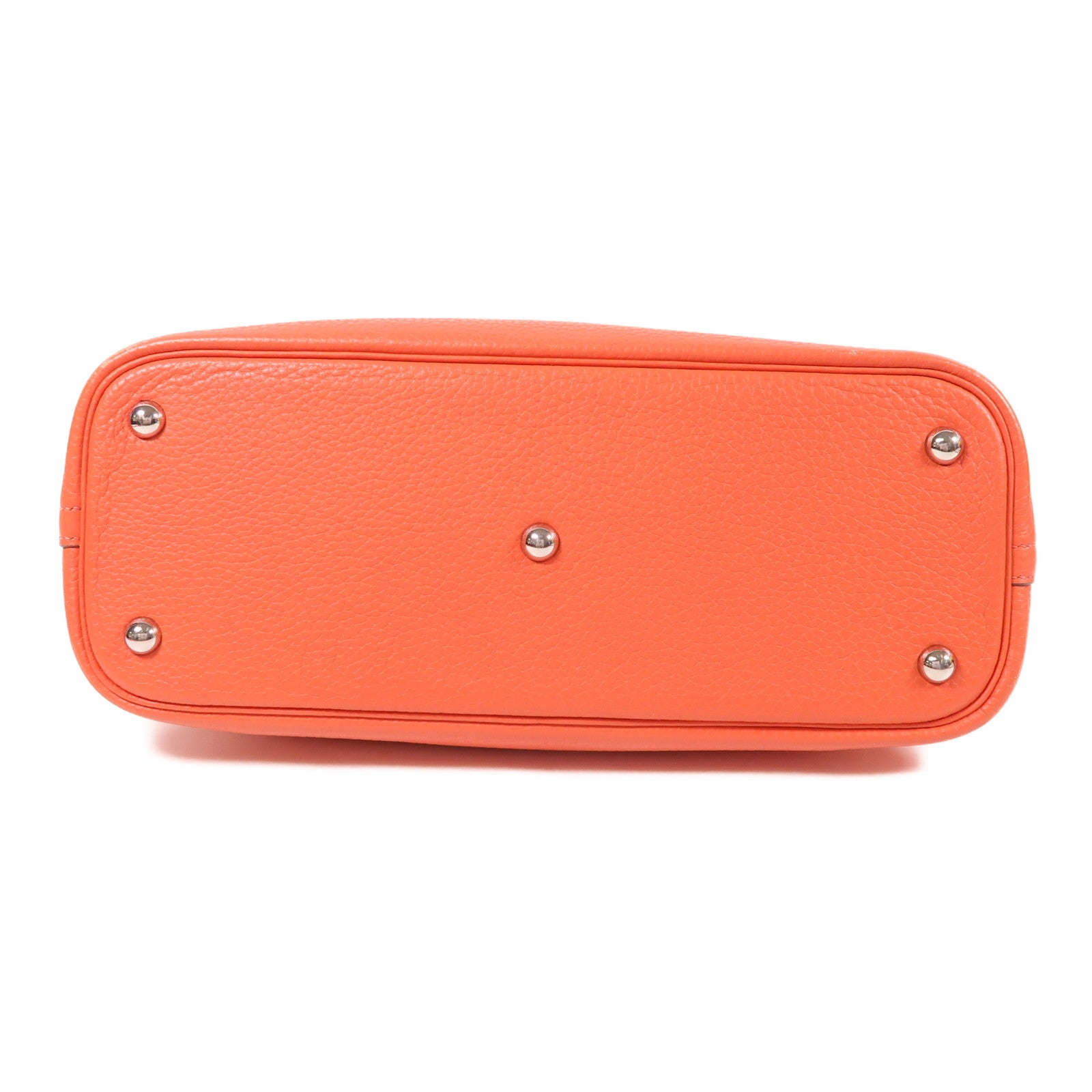 HERMES Clemence皮革Bolide 31銀扣手挽肩背兩用袋Rose Jaipur