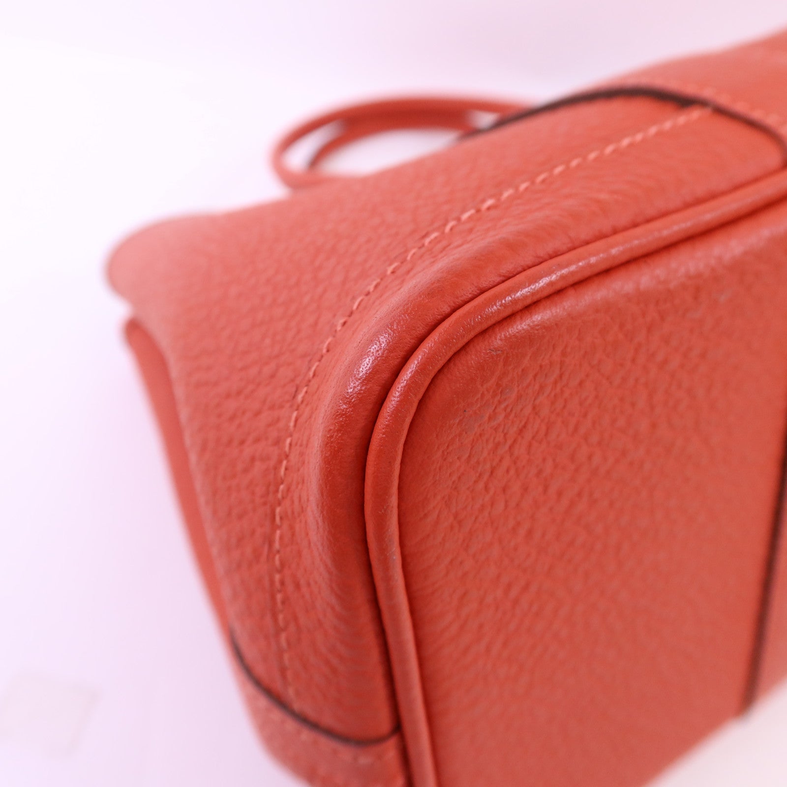 HERMES Negonda皮革Garden Party TPM銀扣手挽袋