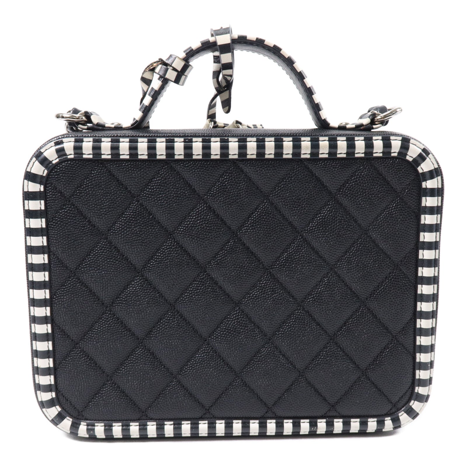 CHANEL 牛皮皮革Vanity Case手挽肩背兩用袋