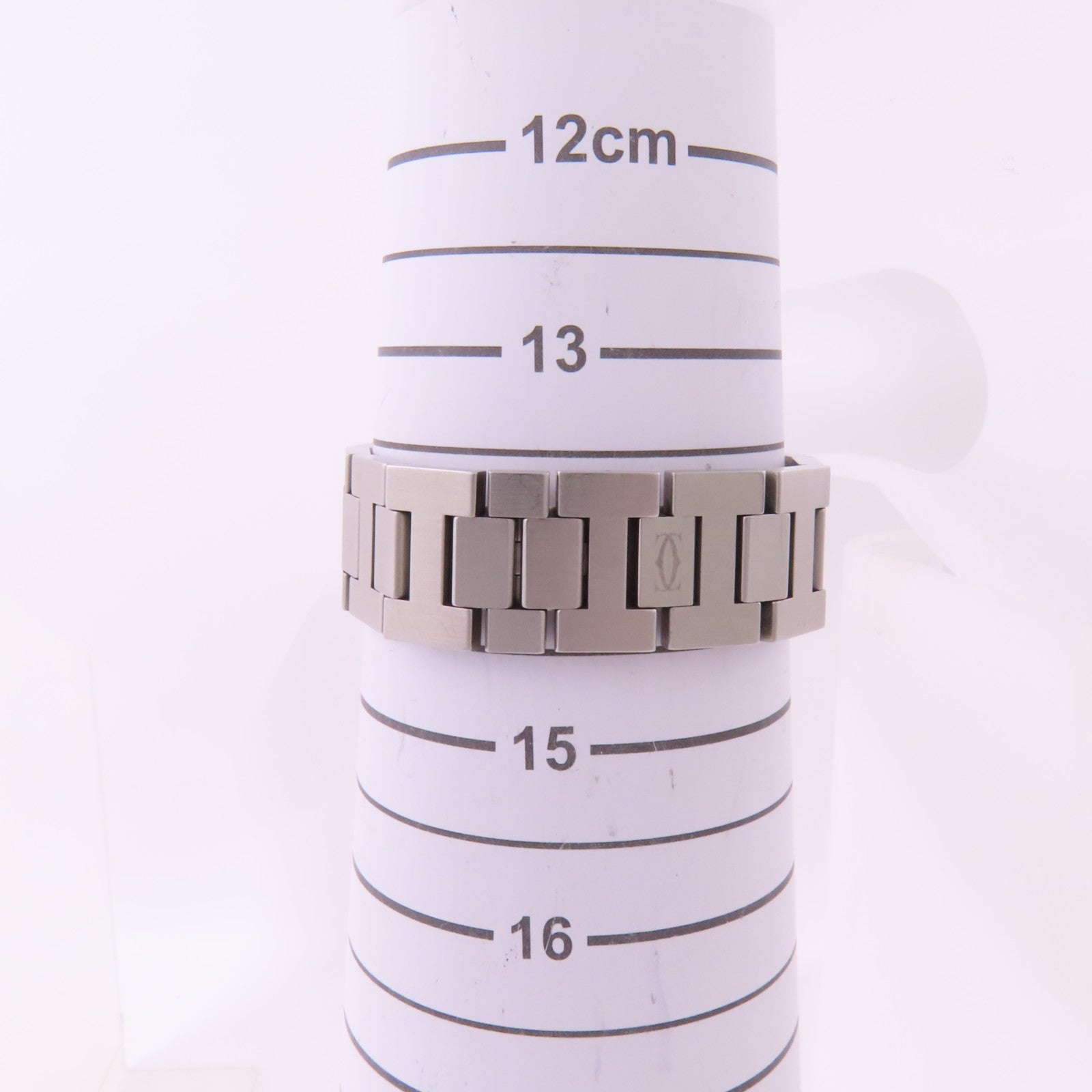 CARTIER Pasha C Meridian不鏽鋼手錶自動機芯銀色