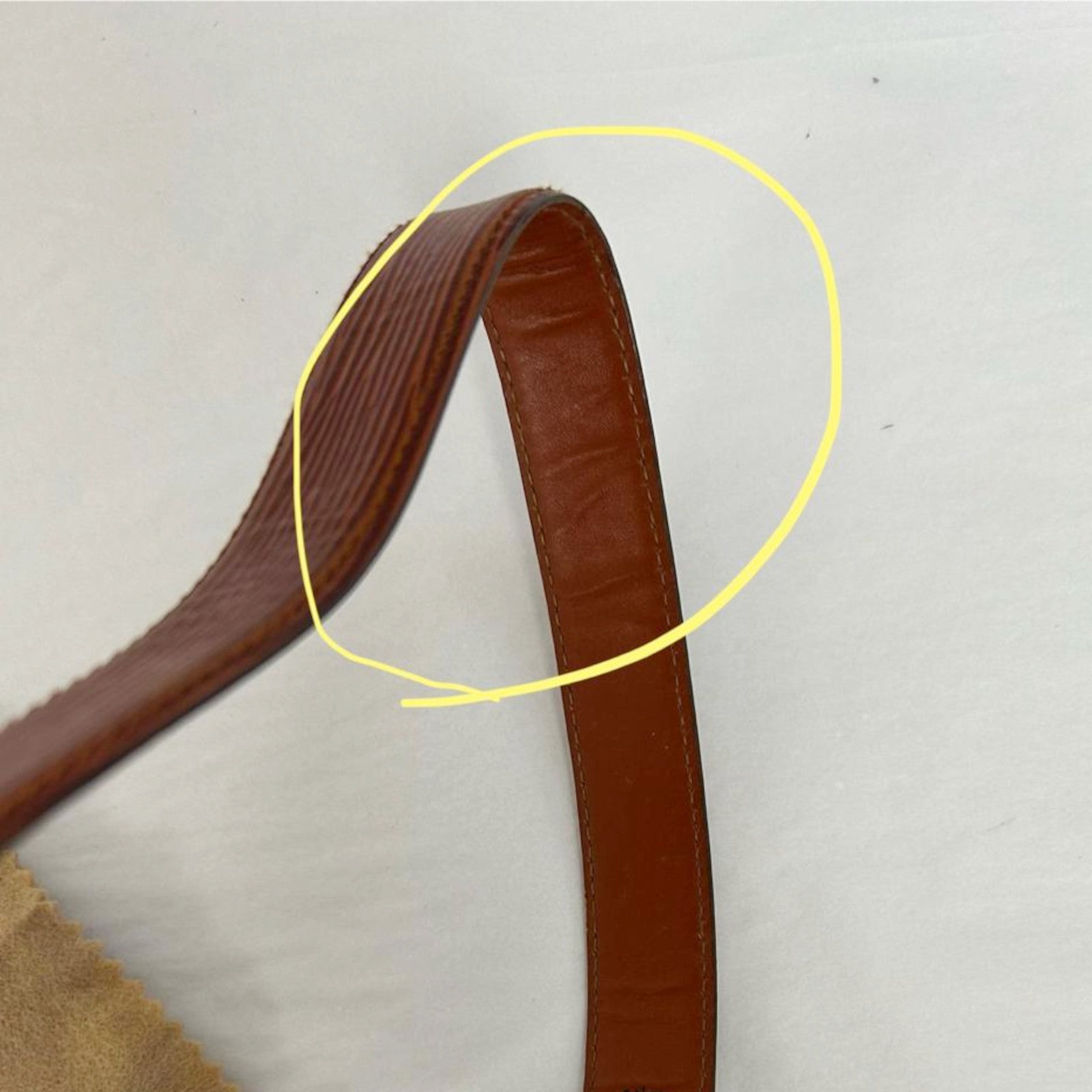 LOUIS VUITTON 【激減優惠】Epi Tilsitt Bum金扣腰包啡色