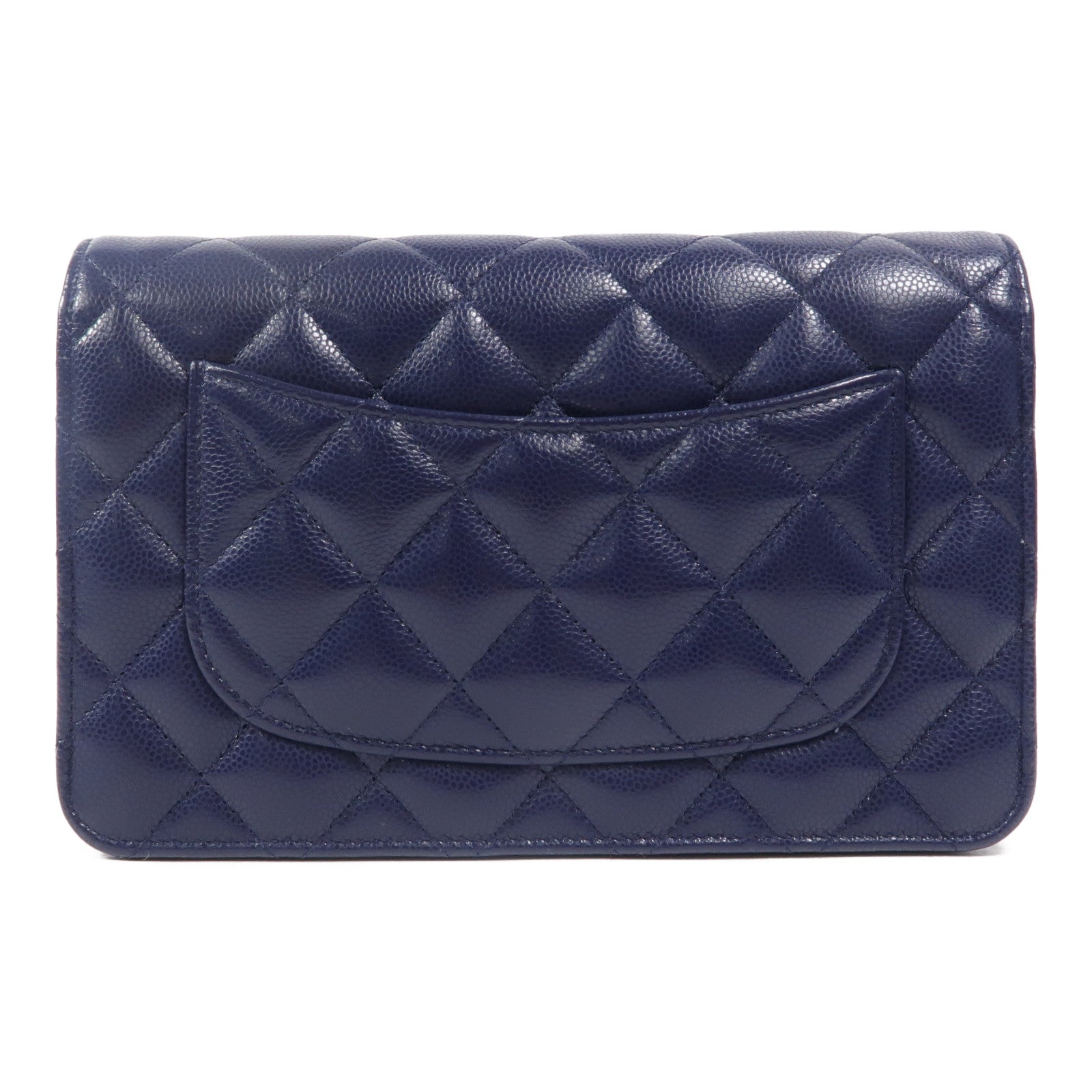 CHANEL 牛皮皮革WOC Wallet On Chain鏈帶肩背袋
