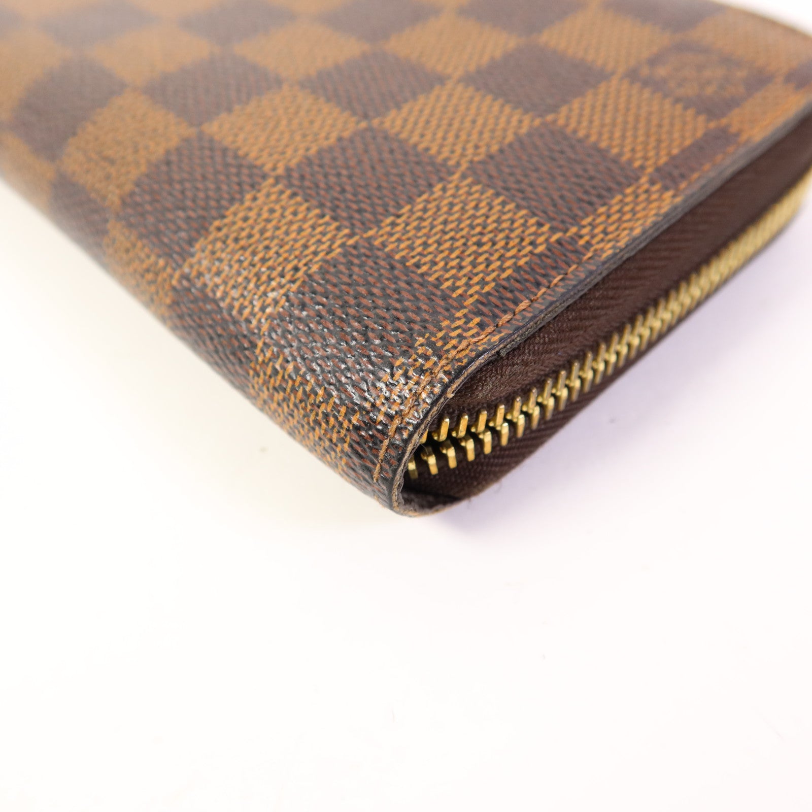 LOUIS VUITTON Damier Zippy Long Wallet金扣長錢包