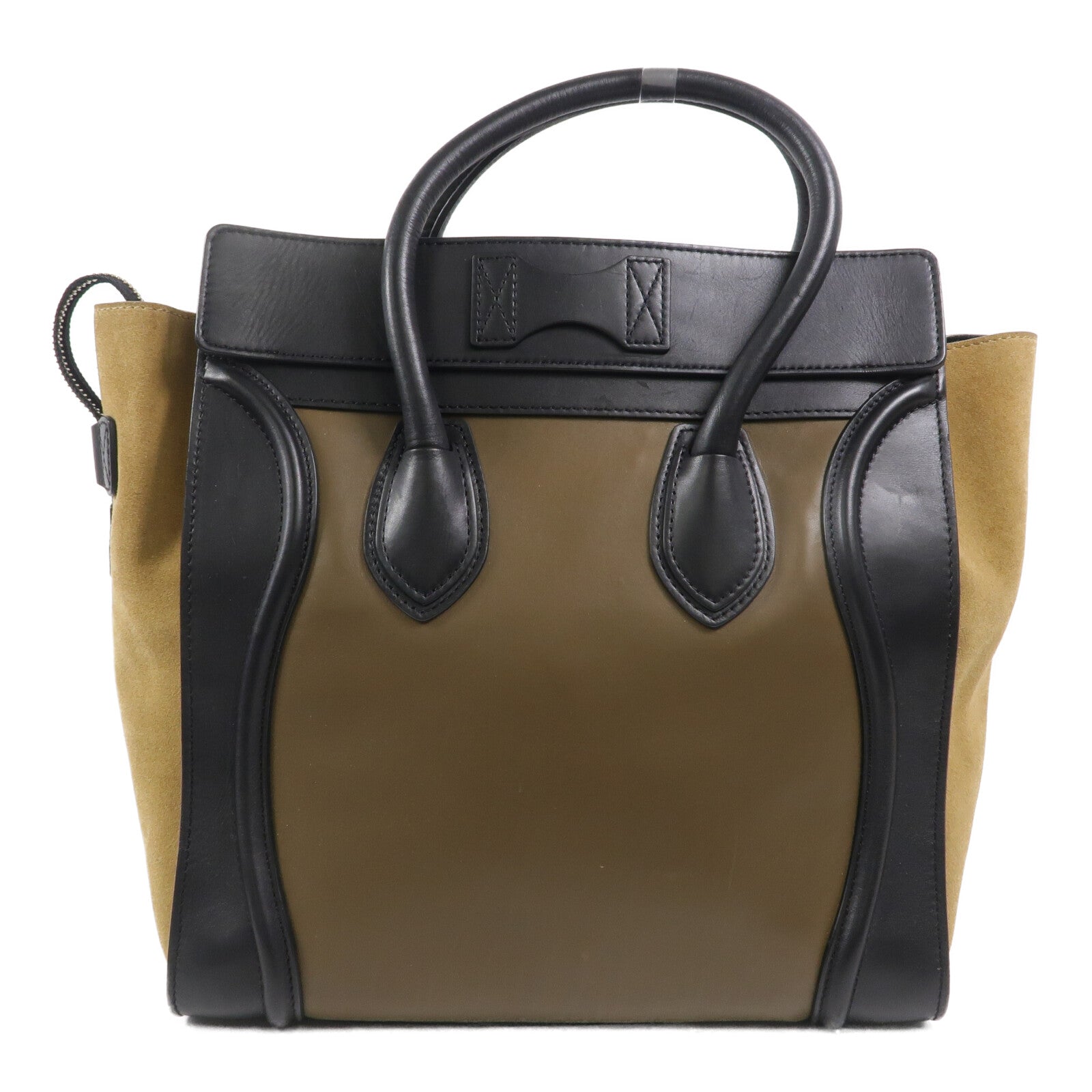 CELINE 牛皮皮革Mini Luggage手挽袋