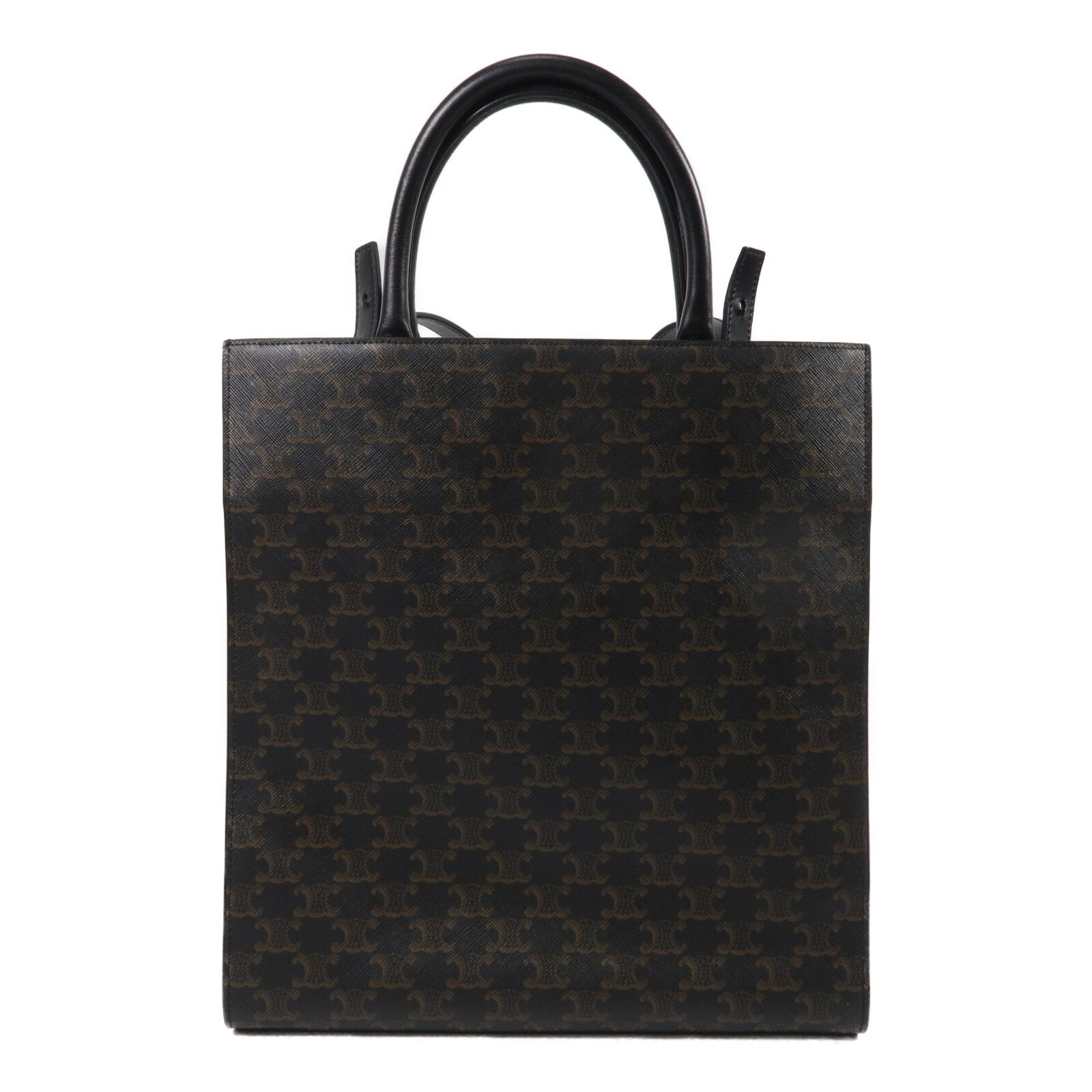 CELINE 塗層帆布Vertical Cabas Triomphe手挽肩背兩用袋
