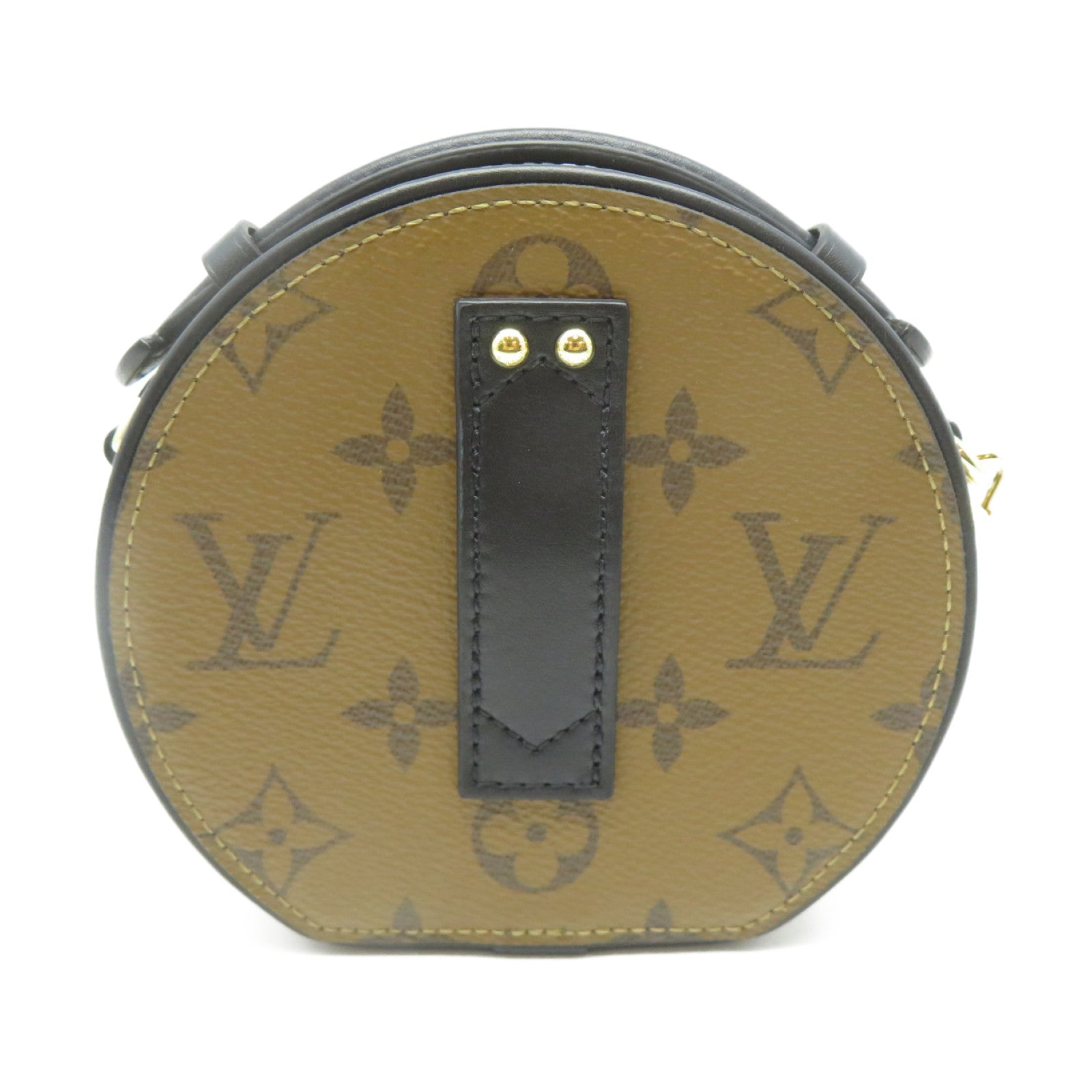 LOUIS VUITTON **【激減優惠】Monogram Mini Boite Chapean Shoulder Bag金扣手挽肩背兩用袋啡色