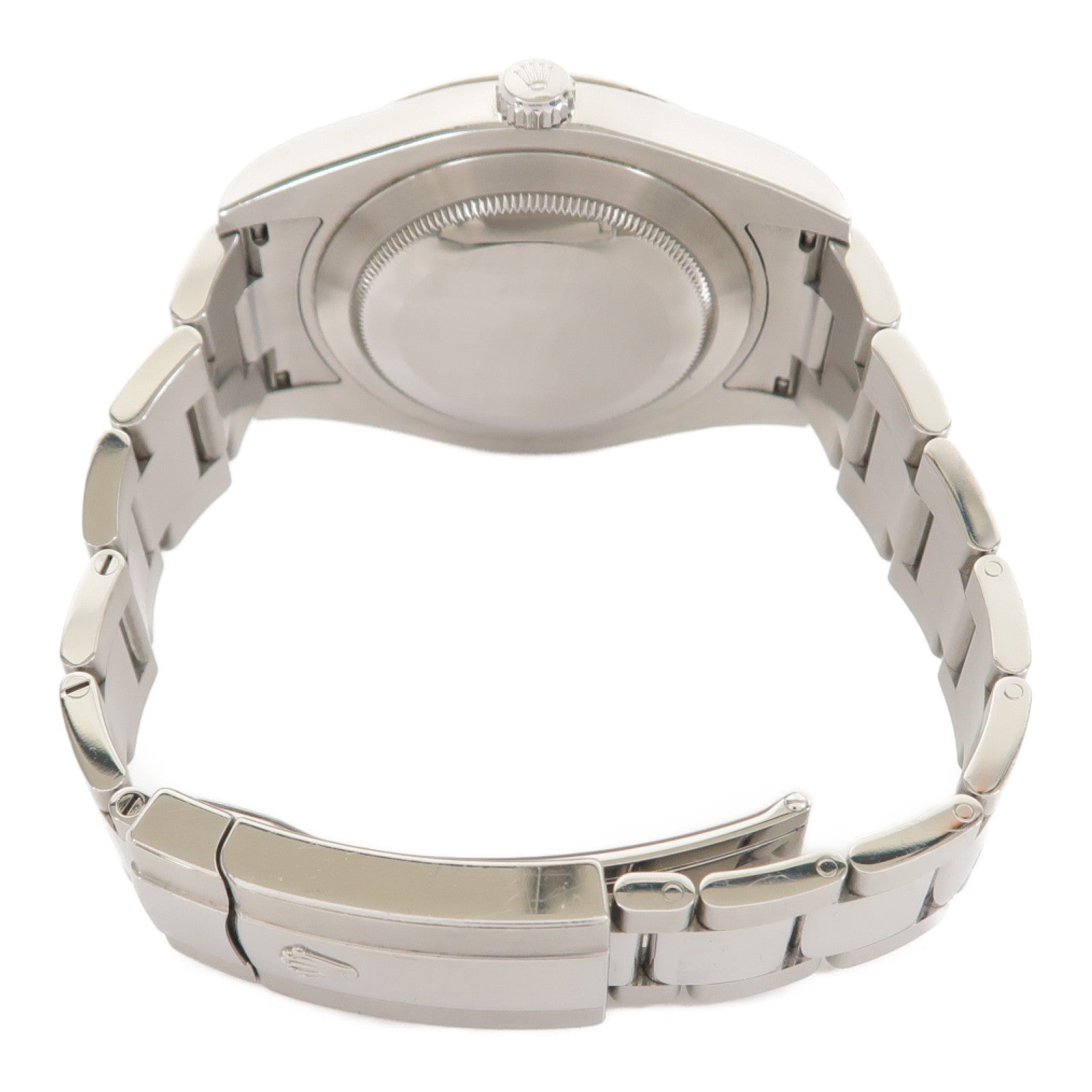 ROLEX Datejust18K白金/不鏽鋼手錶自動機芯灰色