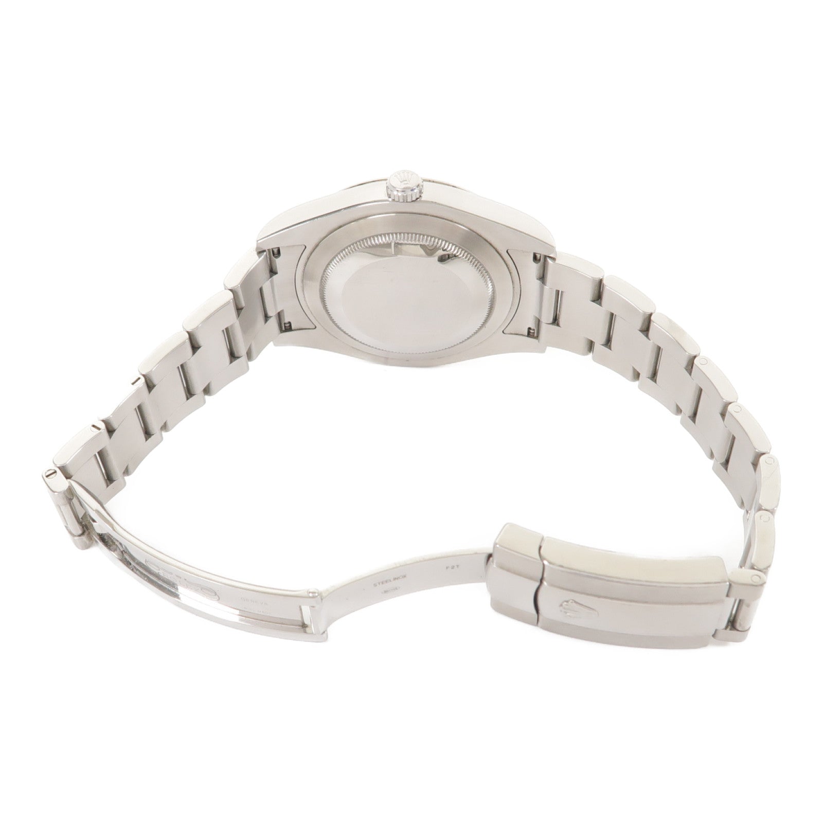 ROLEX Datejust18K白金/不鏽鋼手錶自動機芯灰色