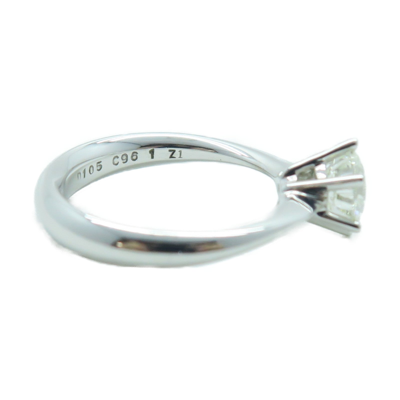 JEWELRY 【激減優惠】18K白金Diamond Ring 1.05ct鑽石戒指銀色US#5.5
