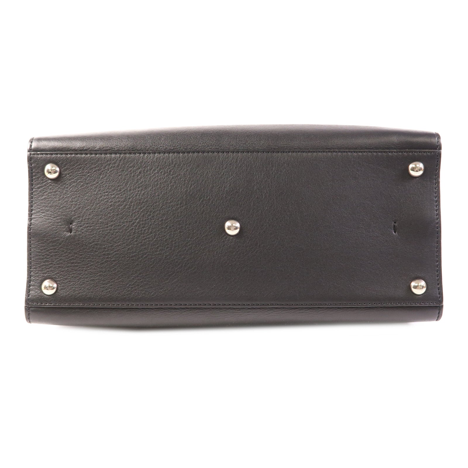 FENDI 牛皮皮革2 Way Shoulder Bag銀扣手挽肩背兩用袋