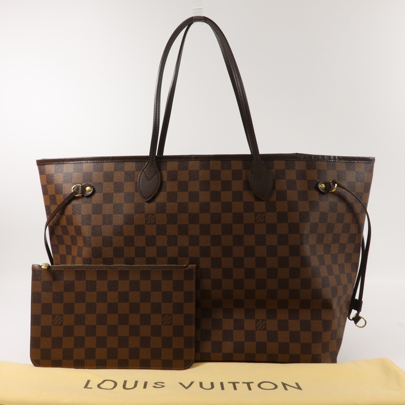 LOUIS VUITTON Damier Neverfull GM手挽袋