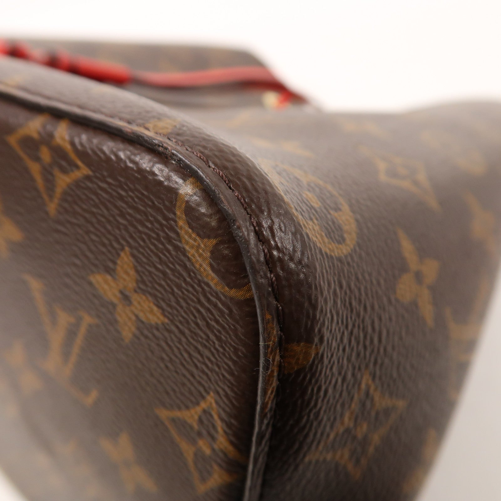 LOUIS VUITTON Monogram Neo Noe Bucket Bag金扣肩背袋Coquelicot