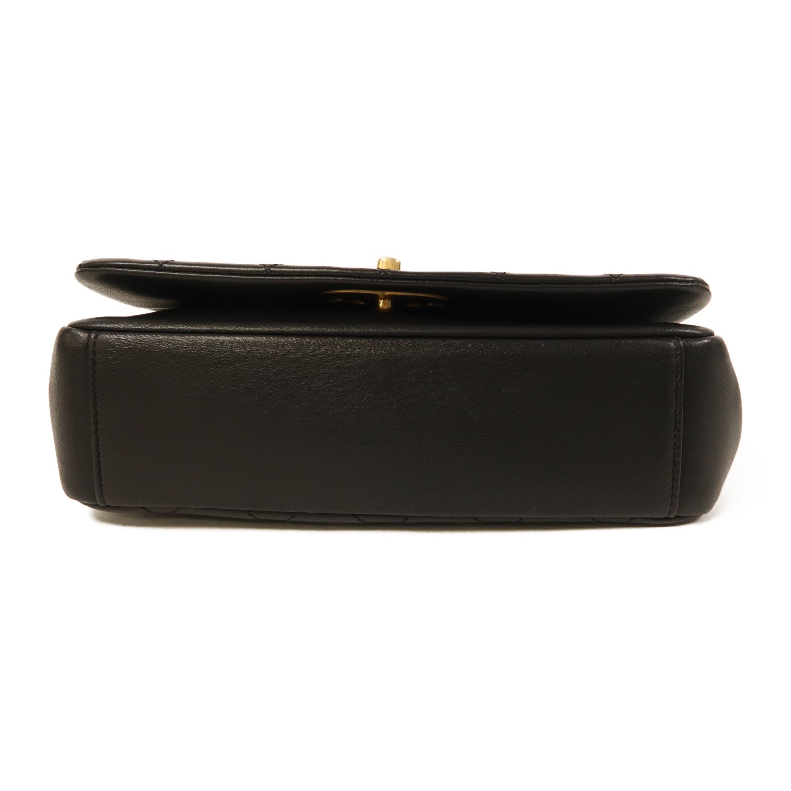 CHANEL 羊皮皮革Chain Shoulder金扣鏈帶肩背袋