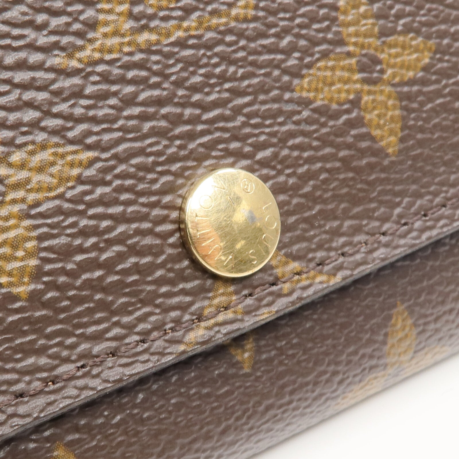 LOUIS VUITTON Monogram 6 Key Holder金扣鎖匙包