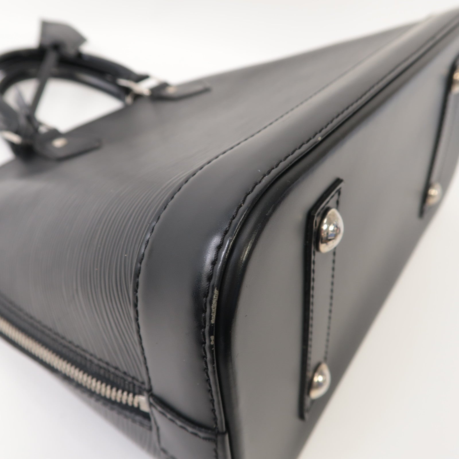 LOUIS VUITTON LV SHW Alma PM Hand Bag M40302 Epi Black