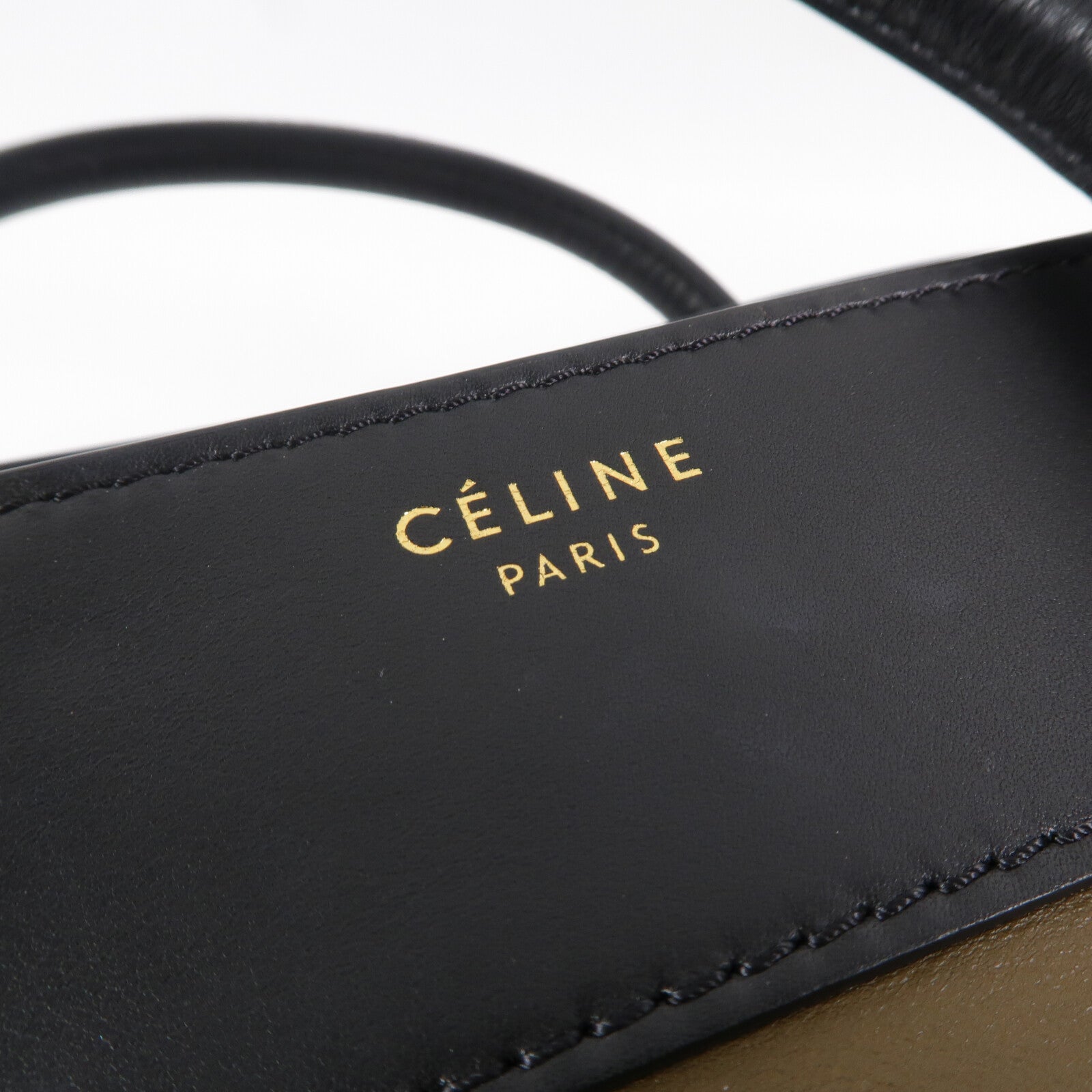 CELINE 牛皮皮革Mini Luggage手挽袋