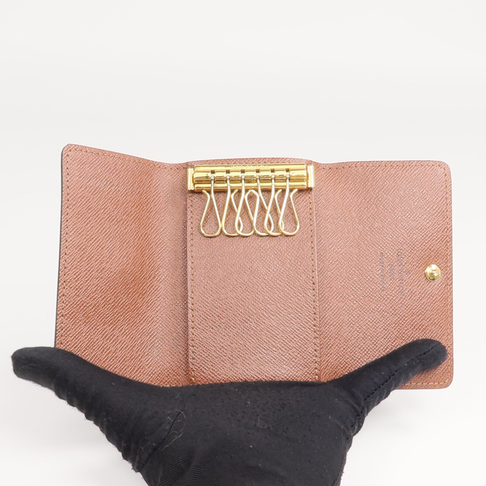 LOUIS VUITTON Monogram 6 Key Holder金扣鎖匙包