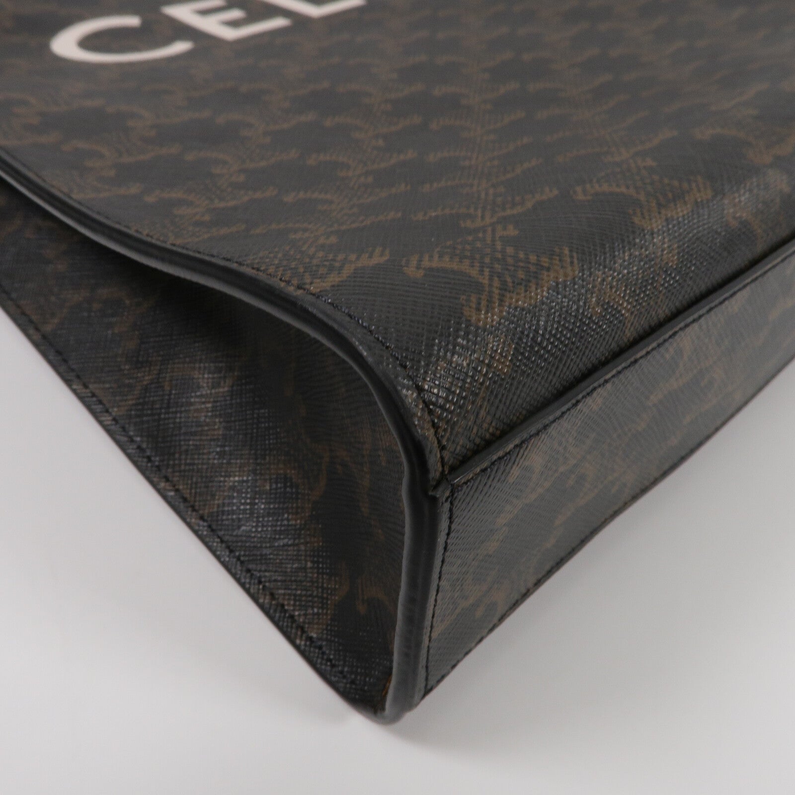 CELINE 塗層帆布Vertical Cabas Triomphe手挽肩背兩用袋