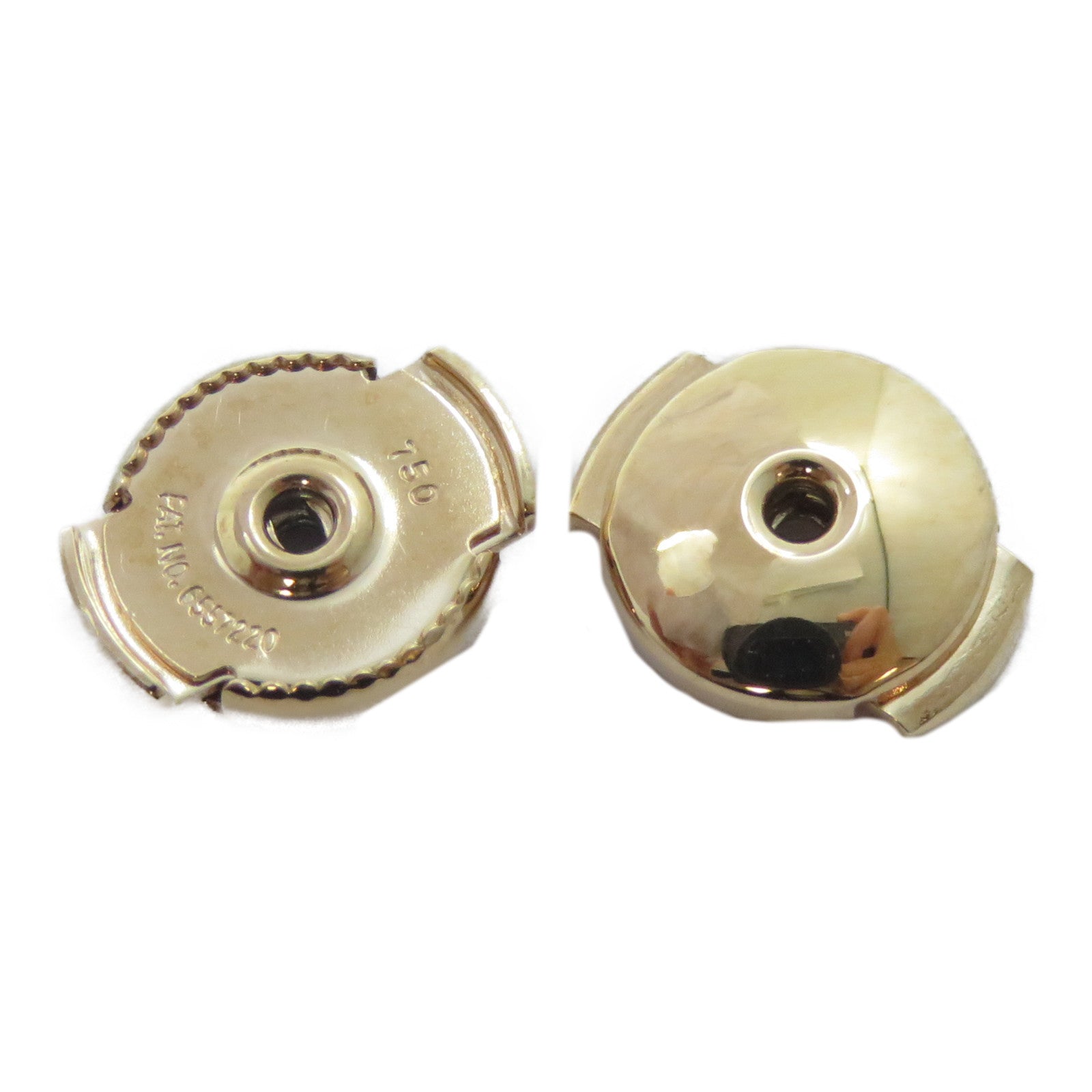 HERMES 18K玫瑰金Ex-Libris Earrings耳環