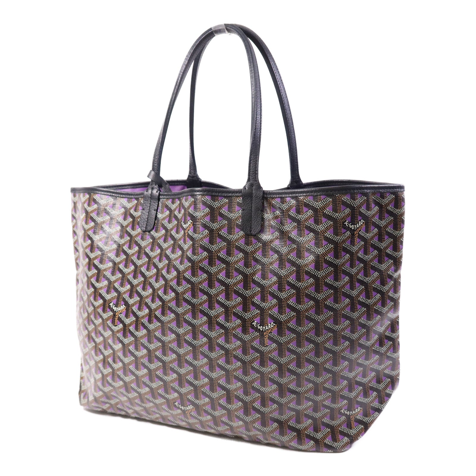 GOYARD 塗層帆布Saint Louis PM銀扣手挽袋