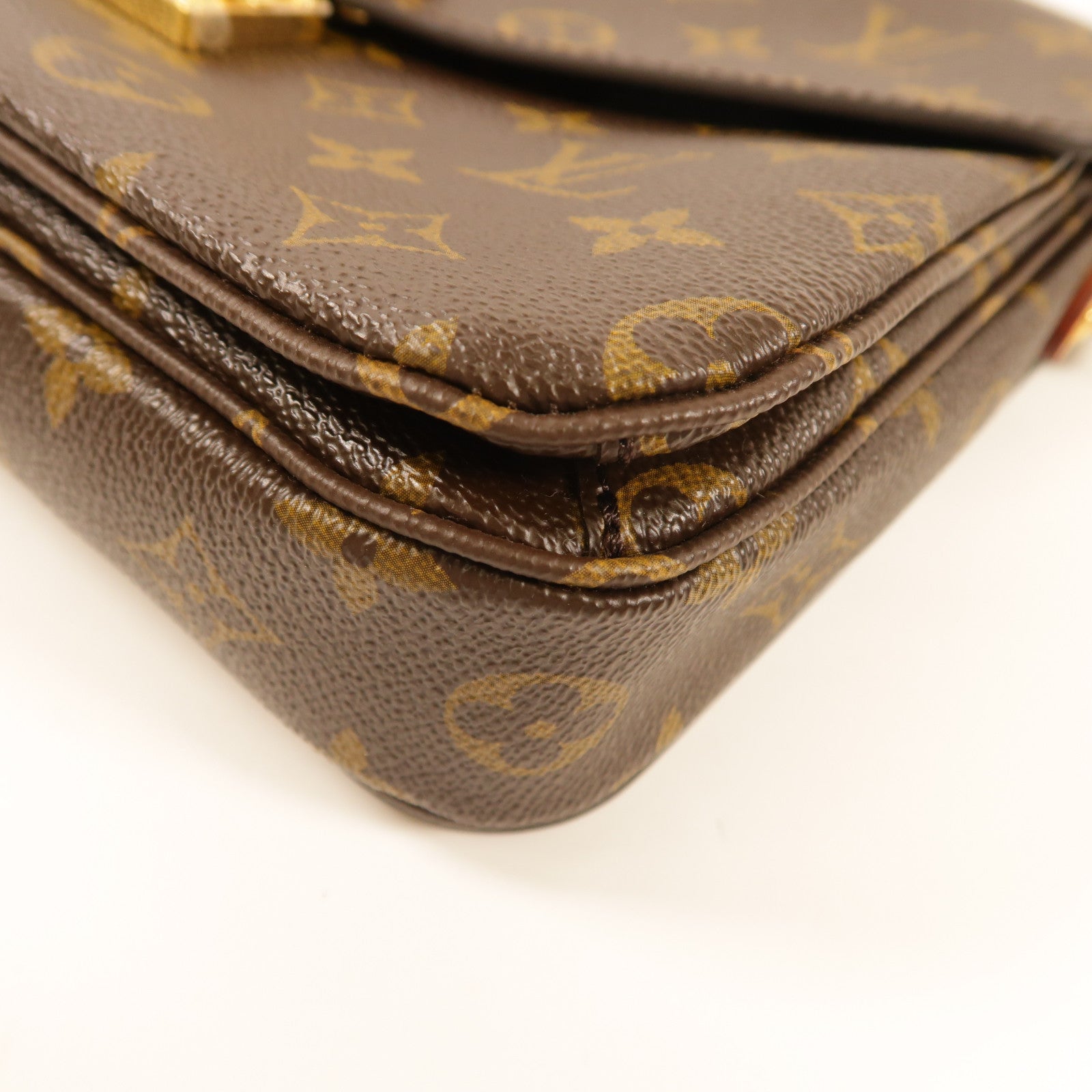 LOUIS VUITTON LV GHW Pochette Metis MM 2 Way Bag M44875 Monogram Brown