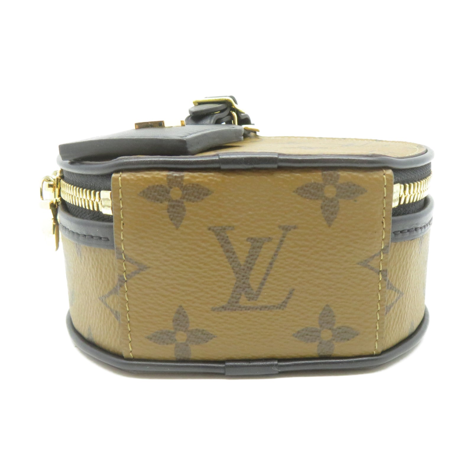 LOUIS VUITTON **【激減優惠】Monogram Mini Boite Chapean Shoulder Bag金扣手挽肩背兩用袋啡色