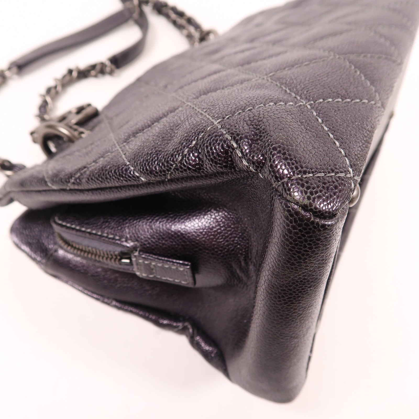 CHANEL 牛皮皮革Shoulder Bag鏈帶肩背袋