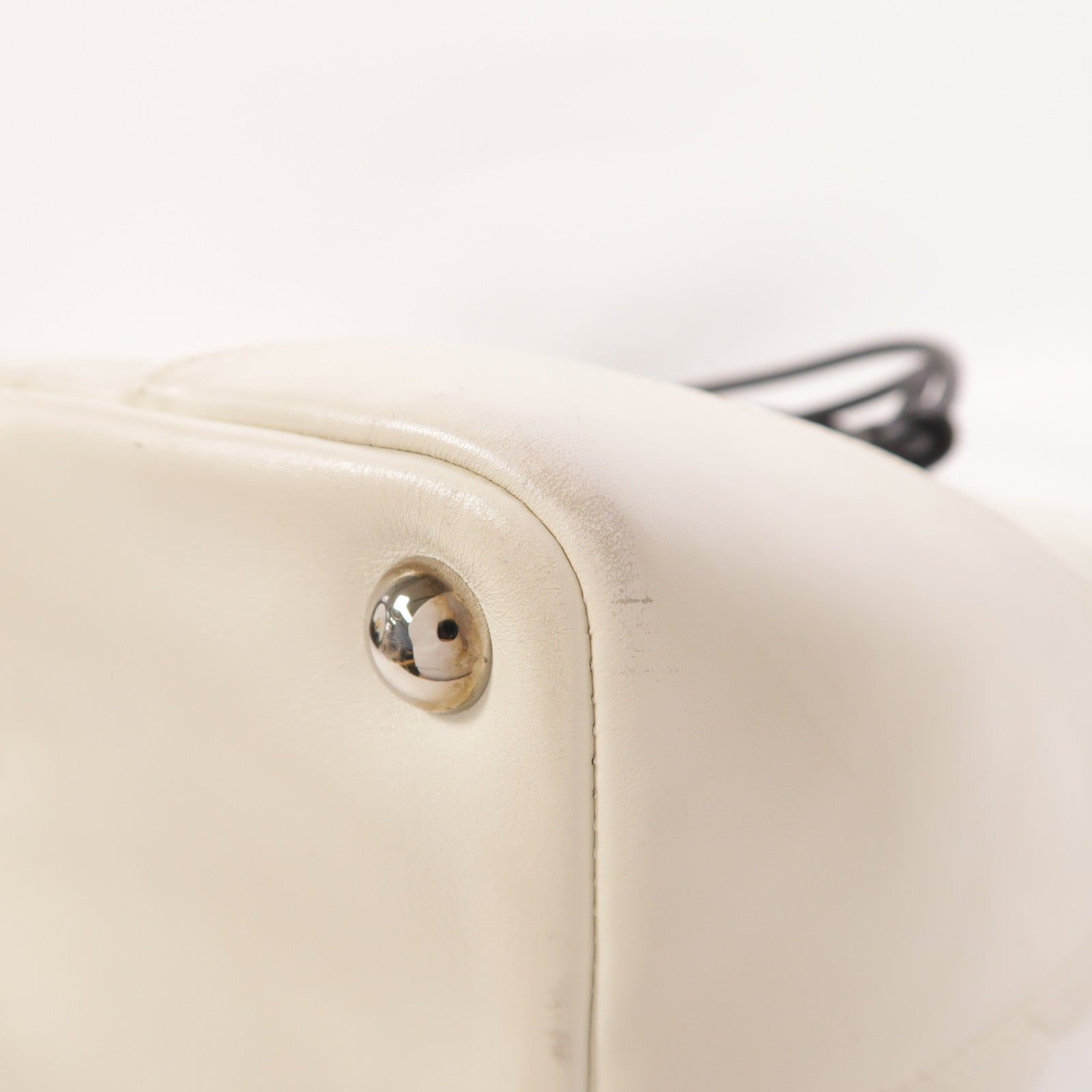 CHANEL 牛皮皮革/蛇皮皮革Cambon Tote Bag銀扣肩背袋