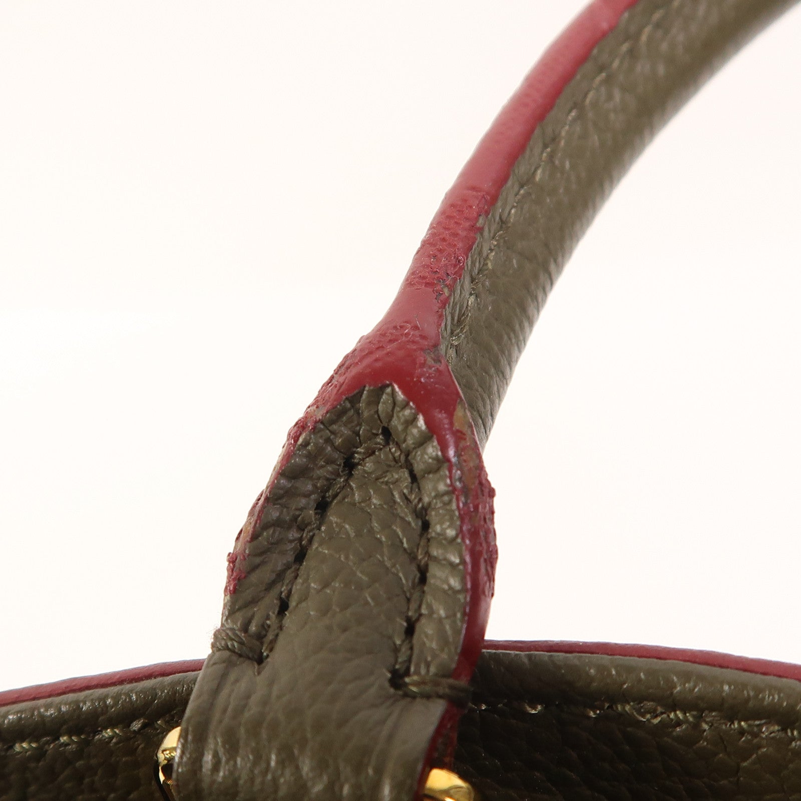 LOUIS VUITTON Monogram Empreinte Montaigne MM金扣手挽肩背兩用袋