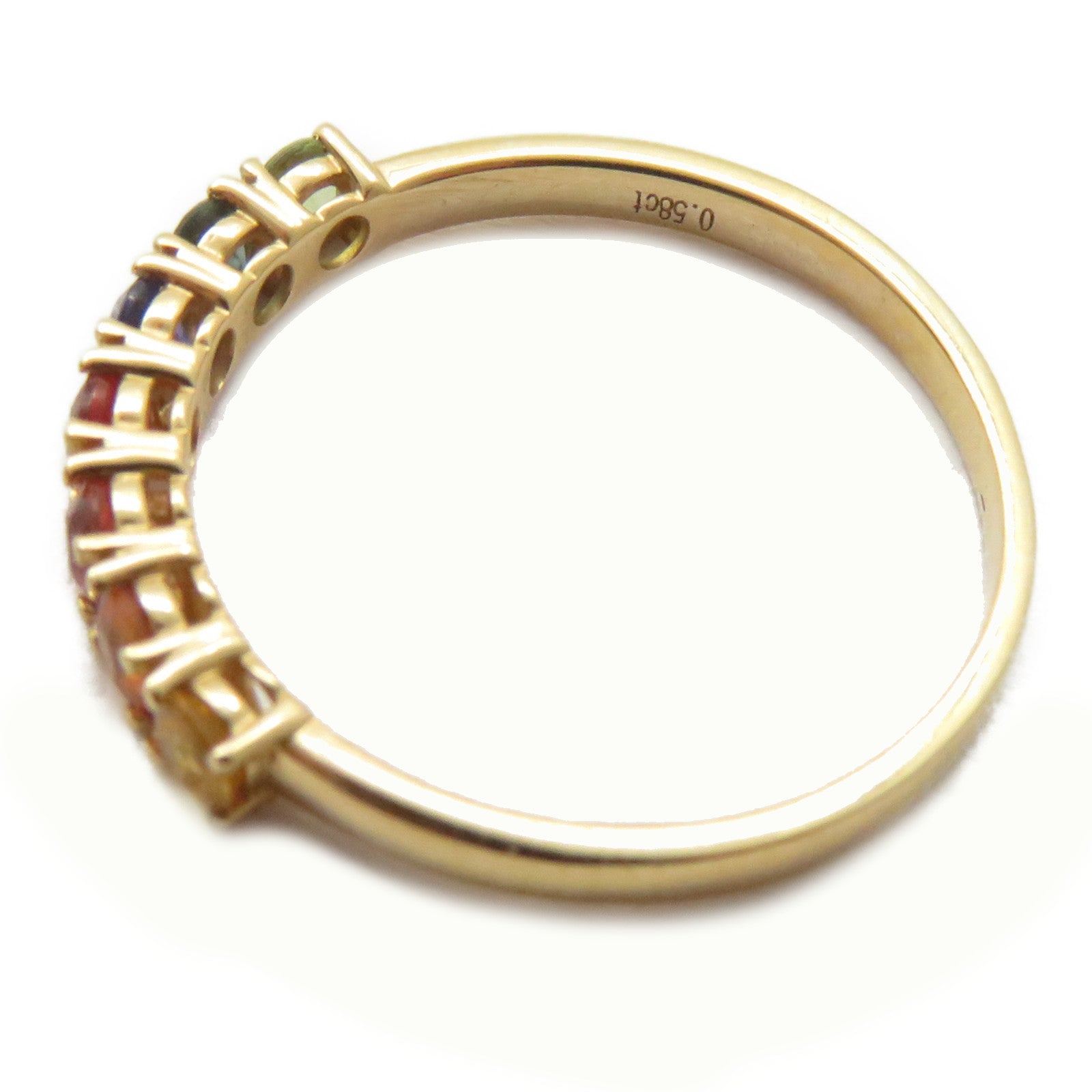 JEWELRY 【激減優惠】18K玫瑰金Diamond Ring 0.58ct鑽石戒指US#5.5