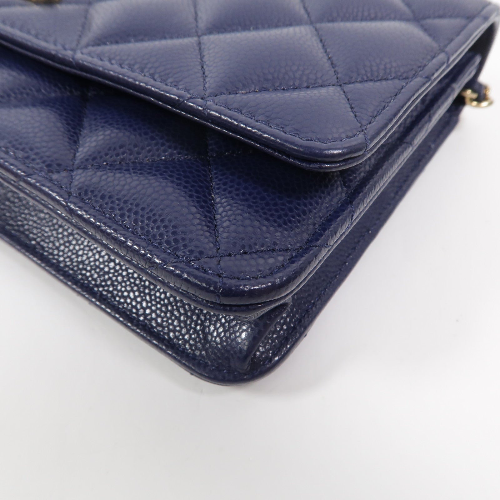 CHANEL 牛皮皮革WOC Wallet On Chain鏈帶肩背袋
