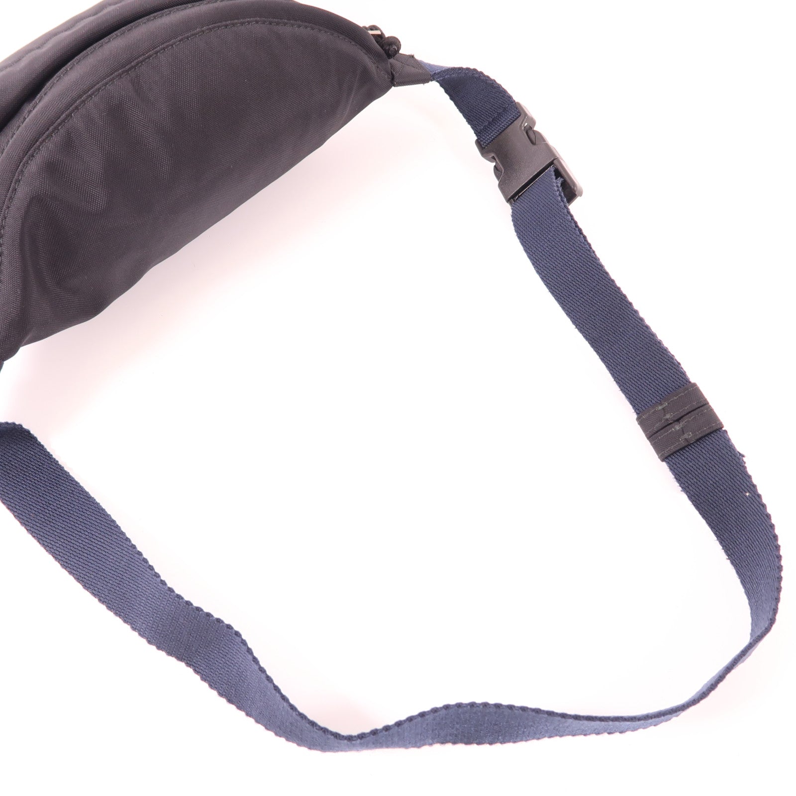 BALENCIAGA 尼龍Belt Bag銀扣腰包